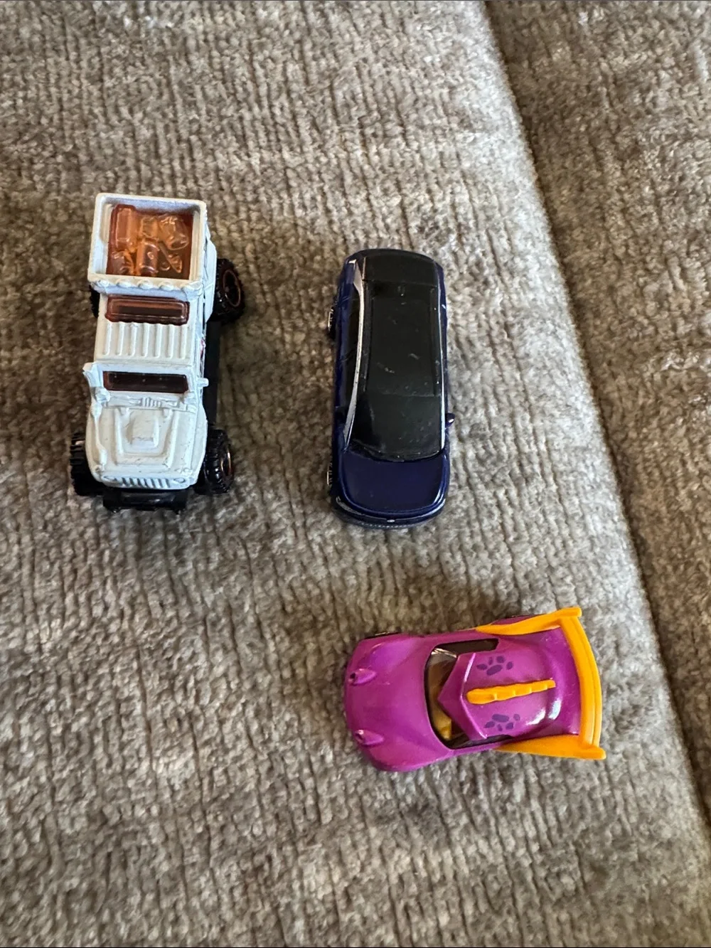 Kids Toy Car Pack -Die-Cast Vehicles, 2 Matchbox & 1 HotWheels car